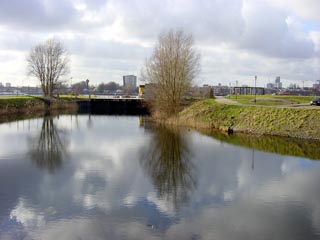Het huidige buitenbassin Het huidige buitenbassin