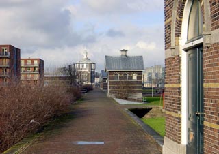 Wandelpad langs de filterhuisjes Wandelpad langs de filterhuisjes