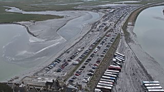 Parkeerplaats Mont Saint-Michel Parkeerplaats Mont Saint-Michel