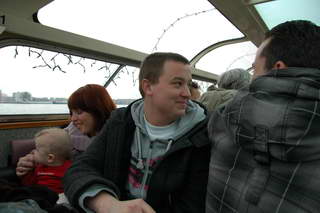 Rowan, Loretta, Dennis en Bart Rowan, Loretta, Dennis en Bart