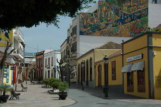 Straat in Los Llanos de Aridane Straat in Los Llanos de Aridane