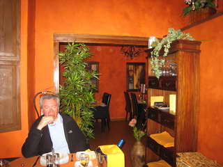 Aad in restaurant in Tijarafe