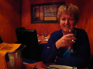 Ingrid in restaurant in Tijarafe