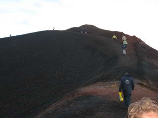 Top van de Etna Top van de Etna