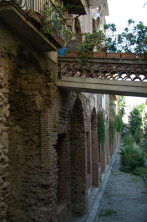 Straat in Taormina