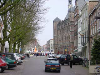 Nabij de markt in Deventer Nabij de markt in Deventer